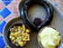 Boudin noir et salsa de mangue aux amandes
