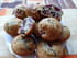 Muffins cerises-chocolat noir