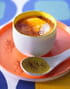Velout� de carottes, jus d orange et cacao
