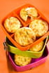 Petits flans de l�gumes au saumon et au Comt�