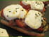 Tartines toast�es, tomate, courgette et ch�vre