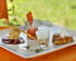 Verrine de tomate au Comt� et granit� vin jaune