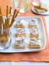 Bouch�es de gaufrette au saumon fa�on cheesecake