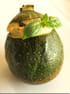 Courgettes rondes farcies � la ricotta 