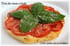 Tarte fine tomate et basilic