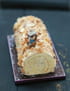 B�che p�tissi�re � la vanille et aux amandes grill�es