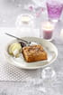 Pudding aux pommes, pain d �pices et pruneaux