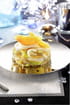 St-Jacques aux poireaux, tofu et zestes d�orange