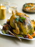 Poularde fermi�re label rouge en habit d herbes