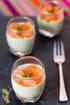 Verrines avocat saumon fum�