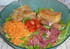 Salade chaud-froid au camembert pan�