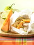 Papillotes de poulet et melon philibon au lait de coco
