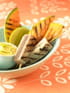 Melon philibon et thon grill� � la plancha