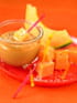 Melon philibon � la confiture de lait et noix de coco
