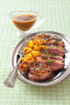 Magret de canard � l�ananas, sauce aigre douce