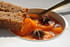 Pain d �pices et compot�e d abricots