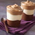 Verrines aux trois chocolats