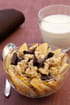 P�pites de muesli croustillant et salade de pomme et poire