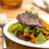 Saut� d�onglet de b�uf de chalosse aux petits l�gumes et au gingembre