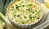 Tarte aux poireaux, miel et curry