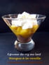 Espuma riz au lait, mangue � la vanille & ganache 