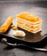 Ananas r�ti, cr�me vanille et espuma passion