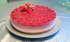 Bavarois � la fraise sur biscuit speculoos