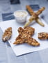 Poulet fermier et asperges pan�es