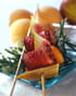 Brochettes de Magret de canard,  ma�s, abricots et figues