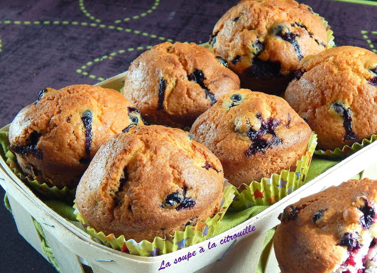 Recette Muffins aux cassis (Muffin dessert) Recette Muffins aux cassis (Muffin dessert)
