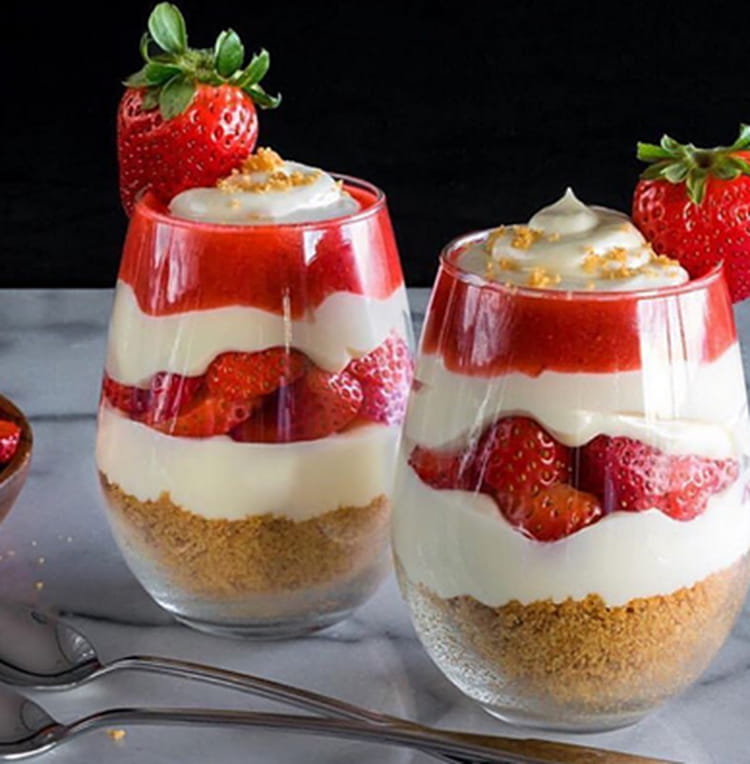 Parfait à la fraise la recette facile