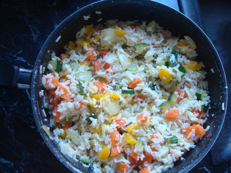 Recette de Riz aux légumes la recette facile Recette de Riz aux légumes la recette facile