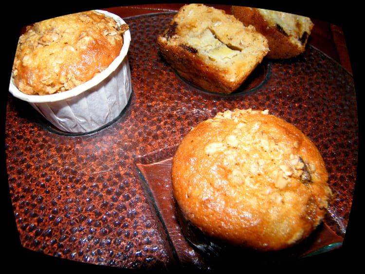 Muffins banane, salidou et céréales : la recette facile Muffins banane, salidou et céréales : la recette facile