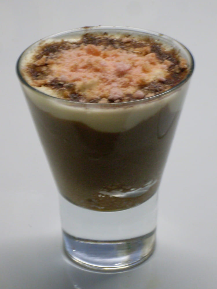 verrine chocolat facile en Tiramisu verrine  en la tiramisu recette au :