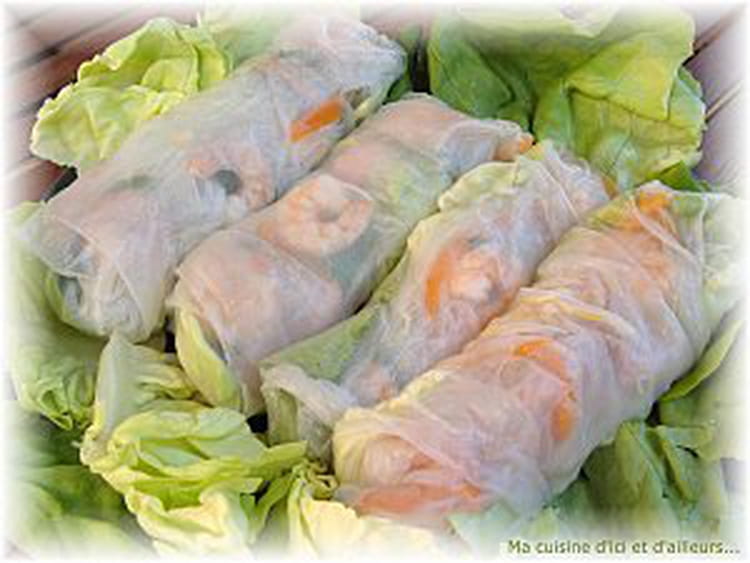 Vrais rouleaux de printemps la recette facile