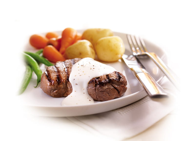 Recette de Steak en sauce Philadelphia la recette facile