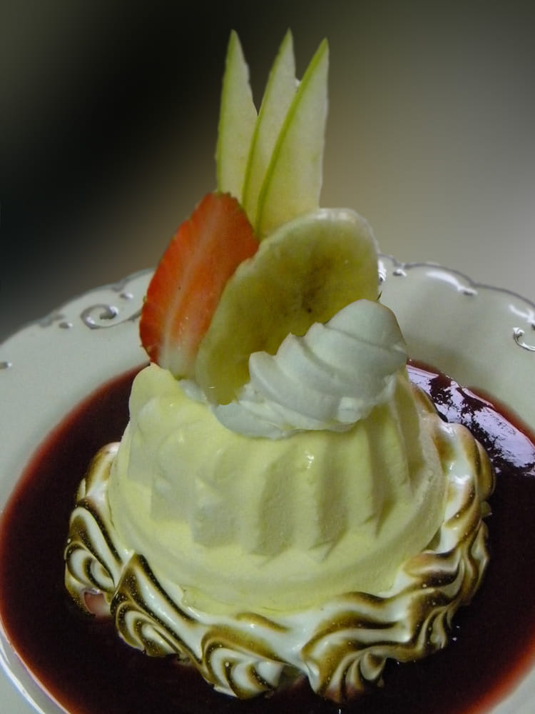 Recette de Parfait glacé fruits de la passion, meringue coco la recette facile