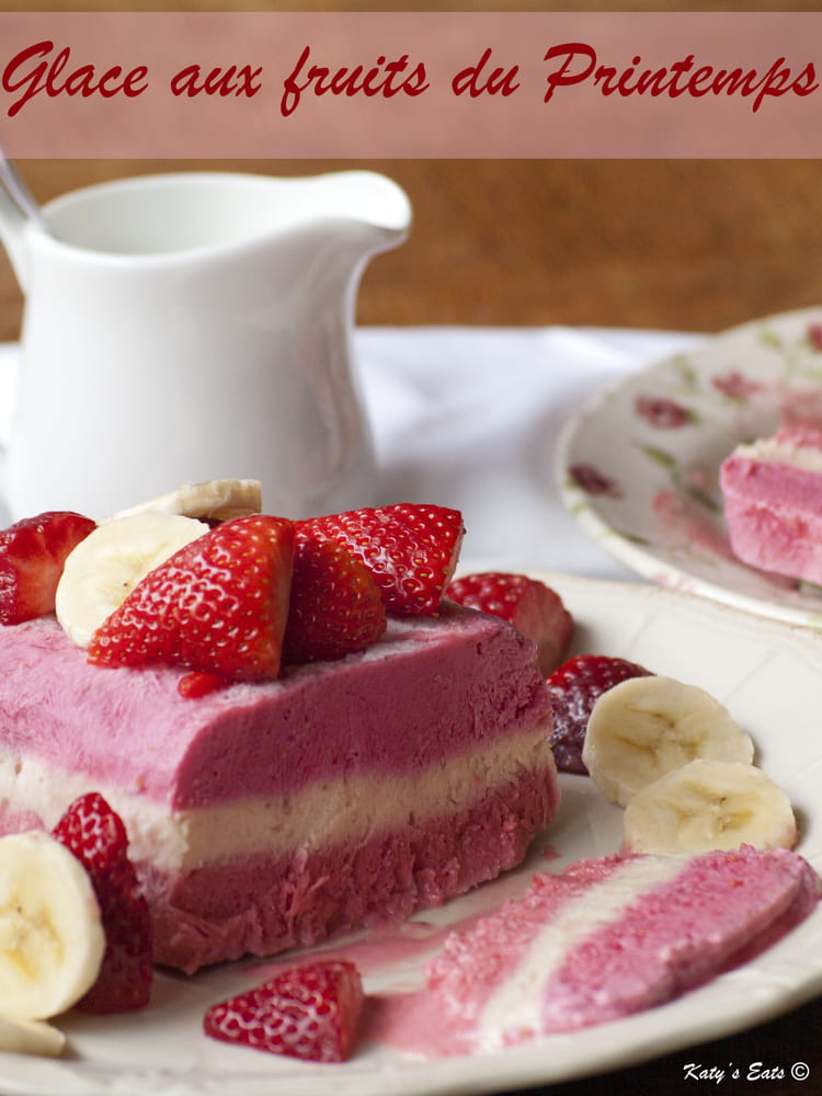 Recette de Glace aux fruits du printemps la recette facile