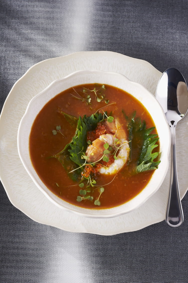 Recette de Bisque de homard aux langoustines la recette facile